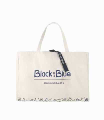Eco-Bag Black and Blue Grande