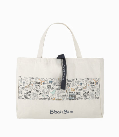 Eco-Bag Black and Blue Grande