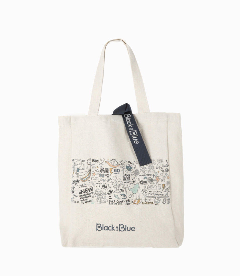 Eco-Bag Black and Blue Chica