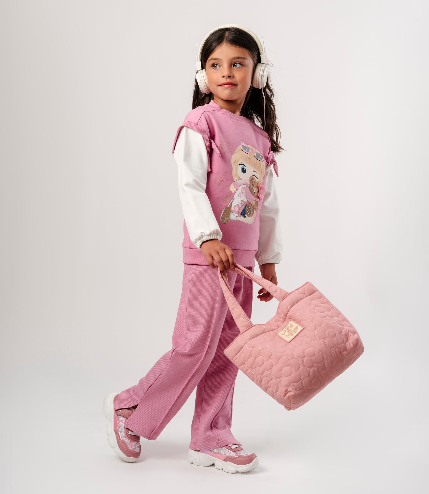Cartera niña acolchada