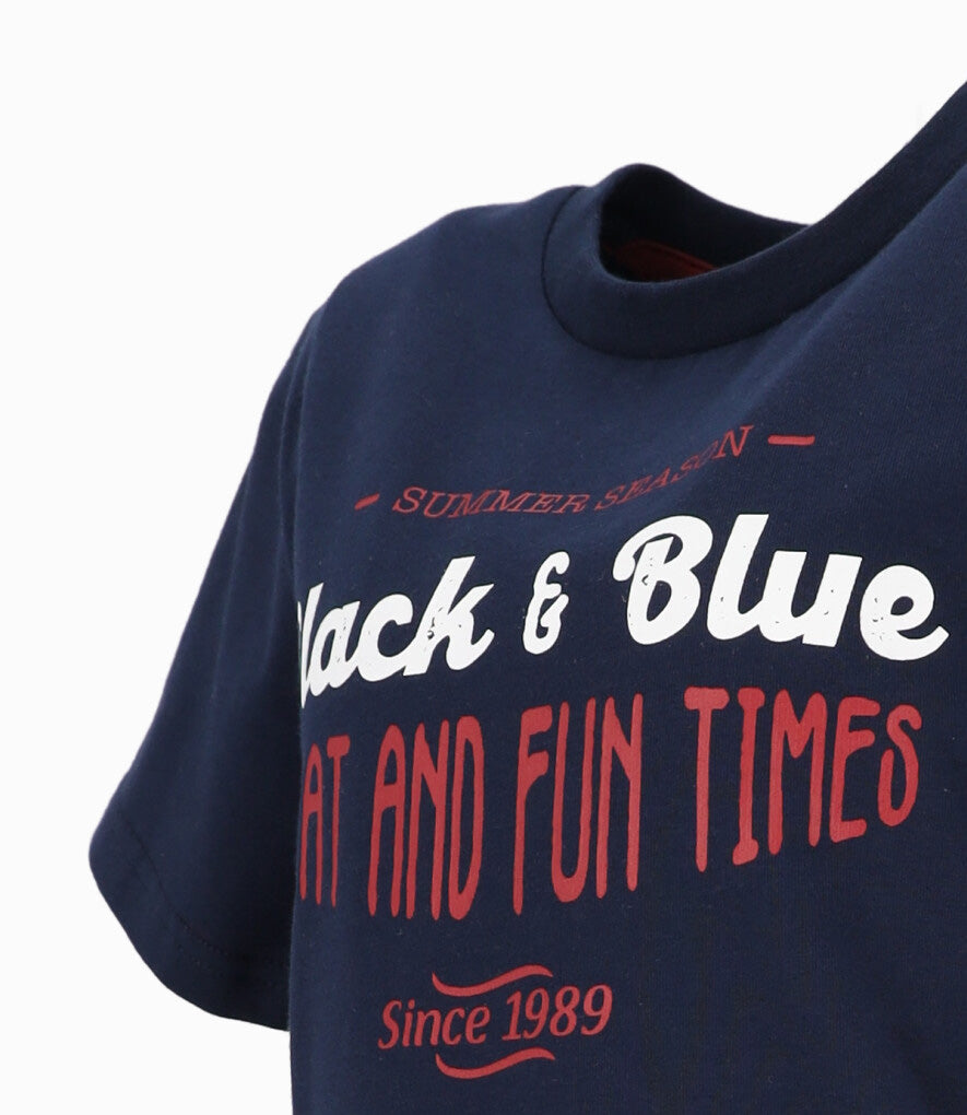 Polera niño con diseño 2 años / Azul Marino