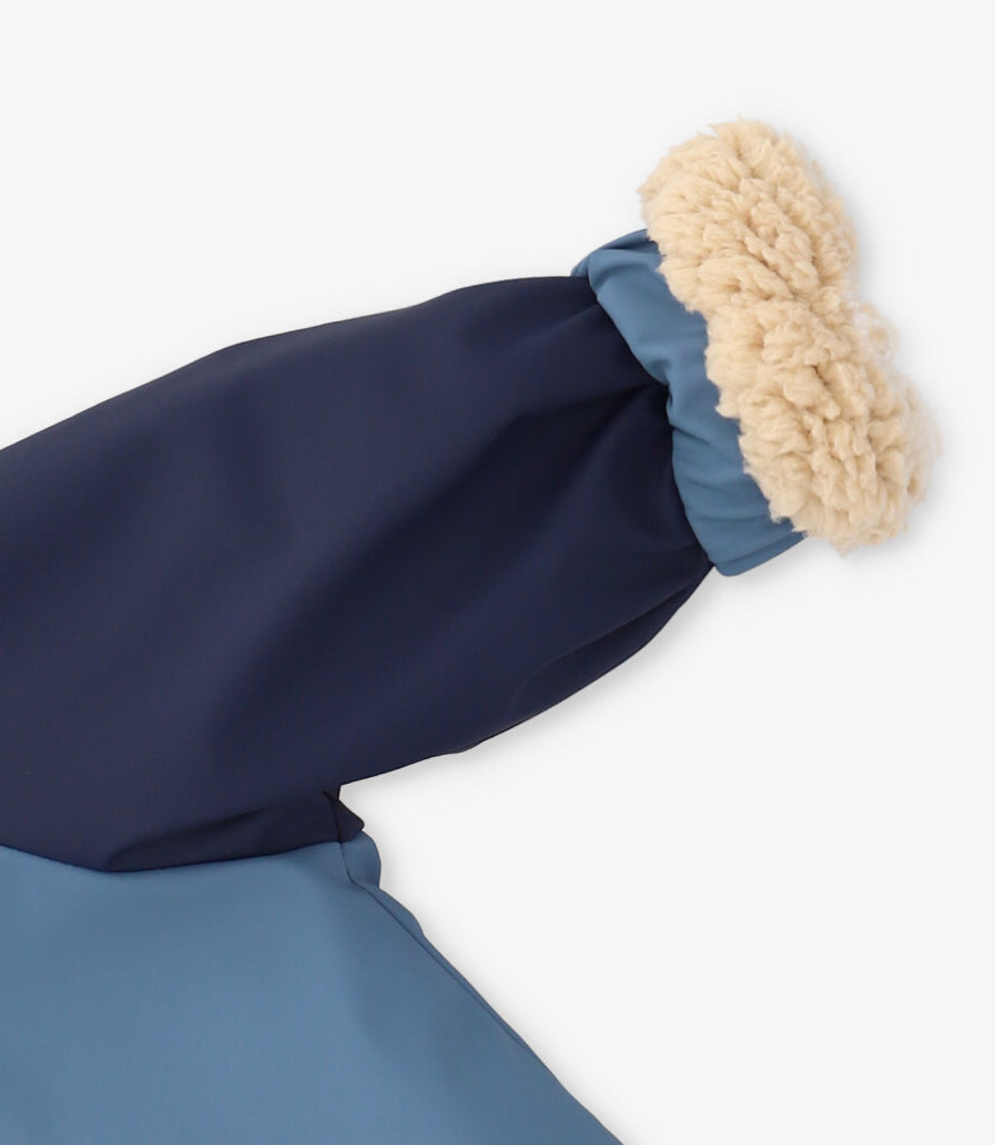 Chaqueta niño engomada 2 años / Azul Marino