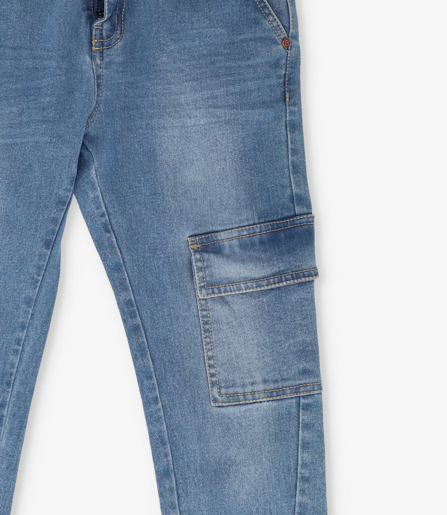 Jeans niño cargo