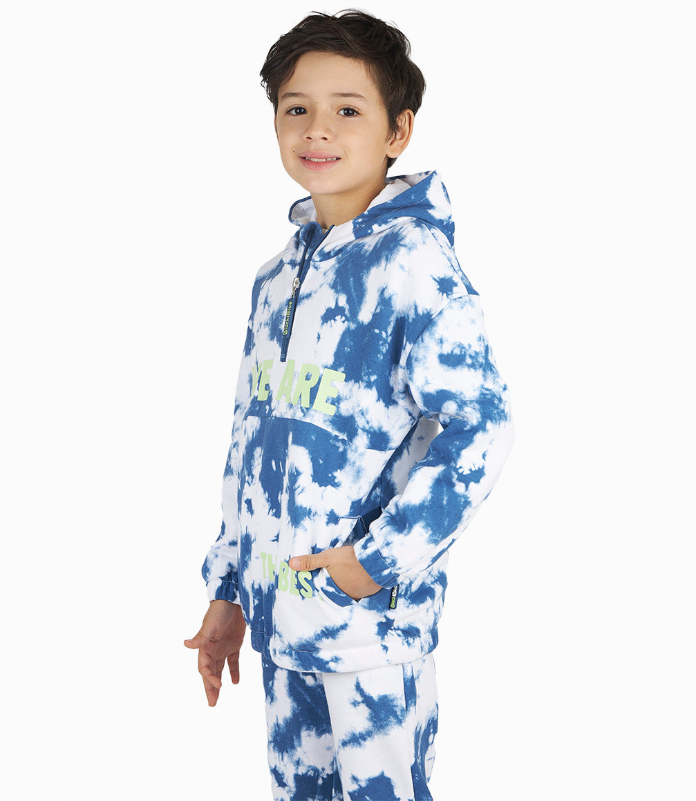 Polerón Niño Tie Dye Con Gorro