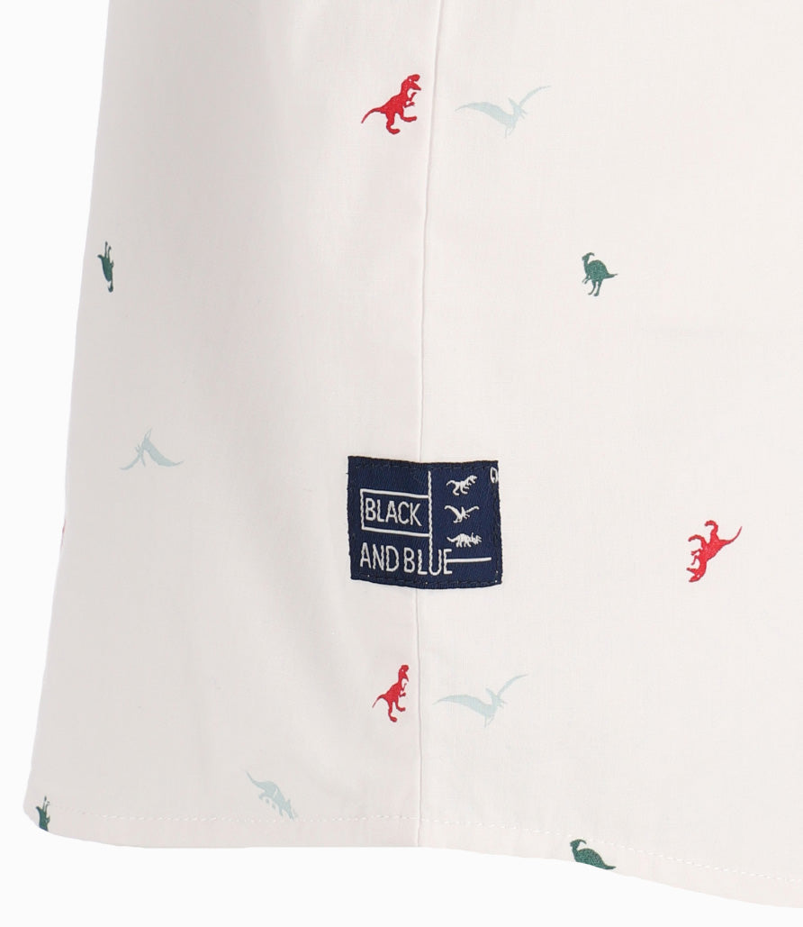 Camisa Niño Con Dinosaurios