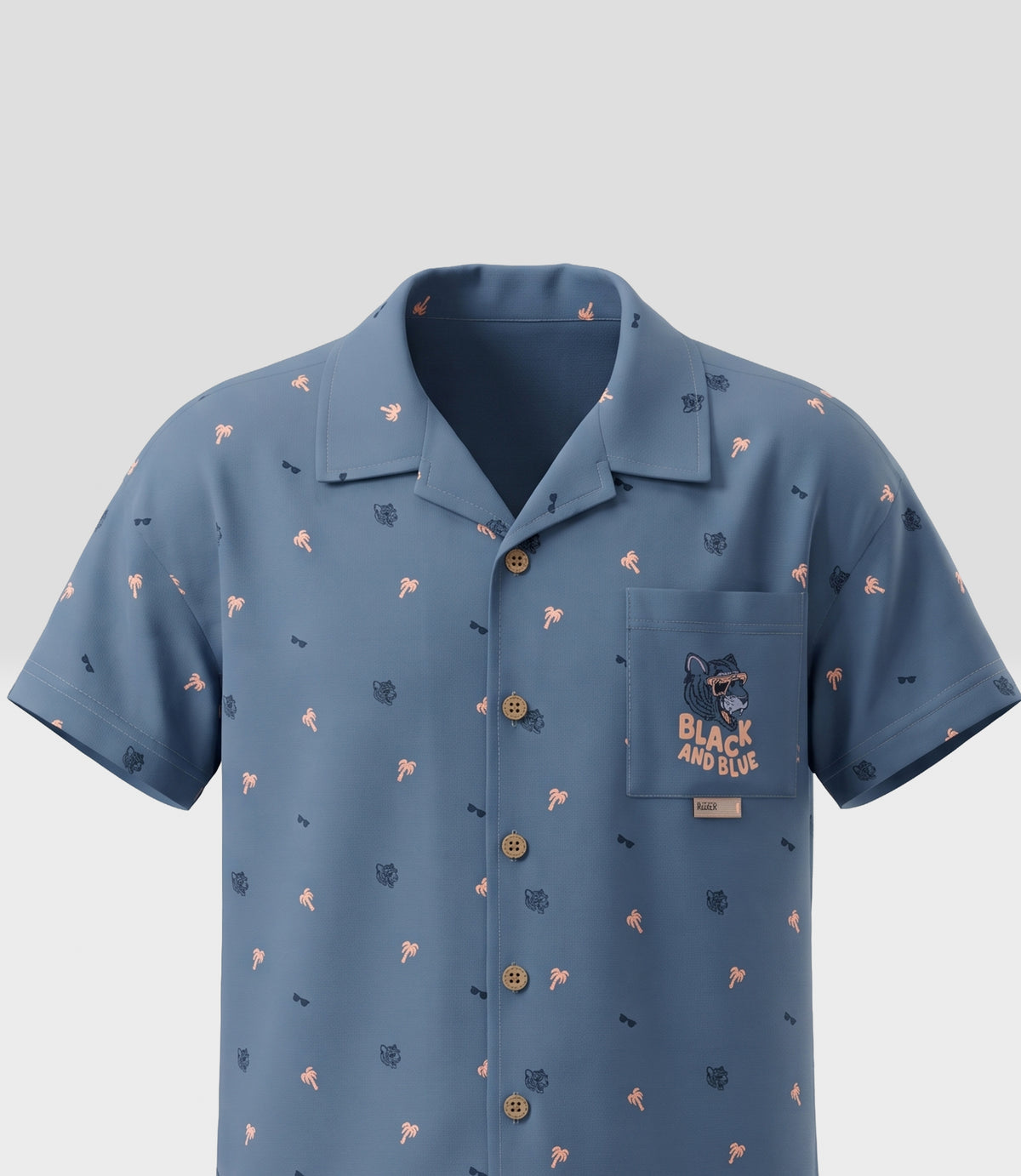 Camisa niño con diseño 2 años / Azul