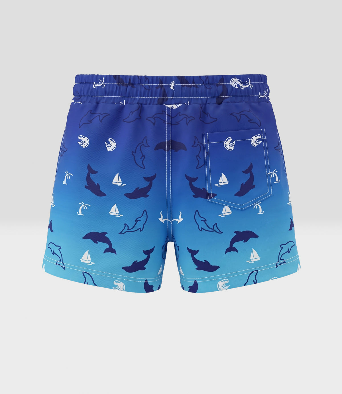 Traje de baño niño short 2 años / Azul