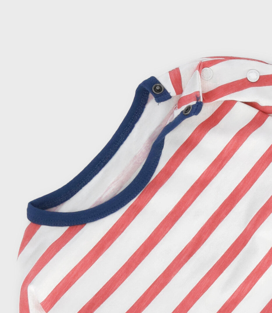 Polera bebé niño con bolsillo 3 meses / Café