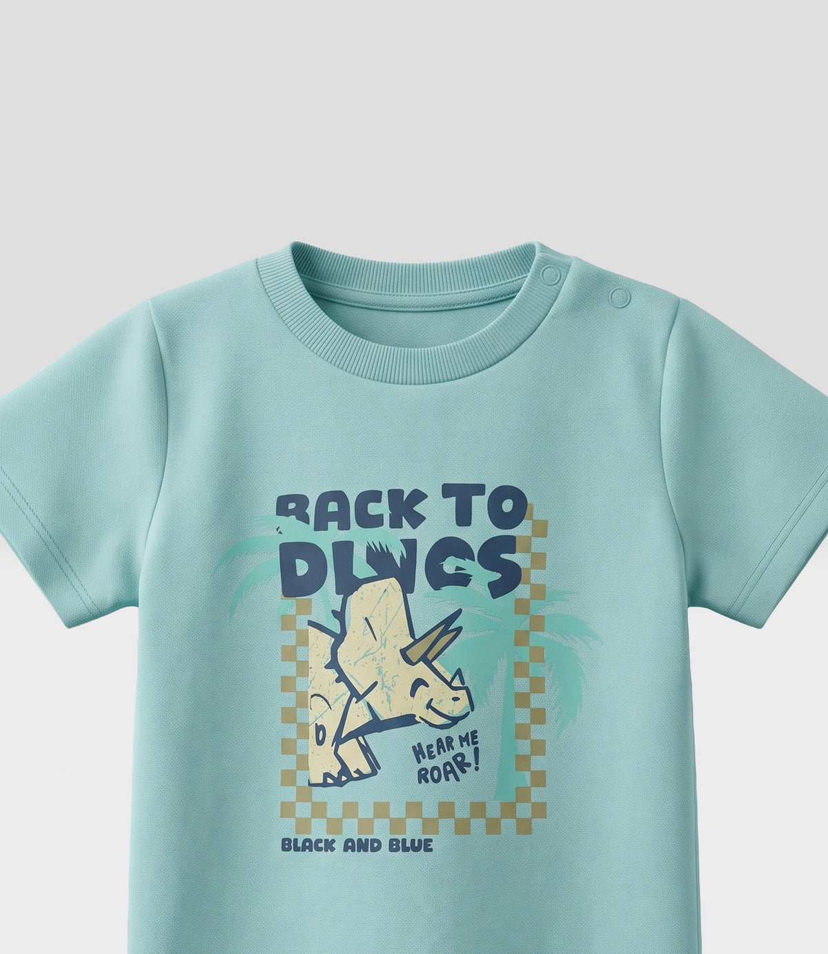 Polera bebé niño dino 3 meses / Celeste