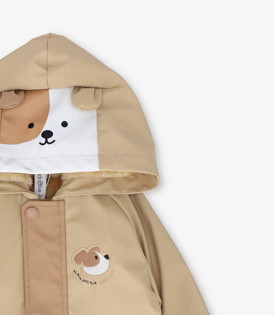 Chaqueta bebé niño engomada 3 meses / Beige