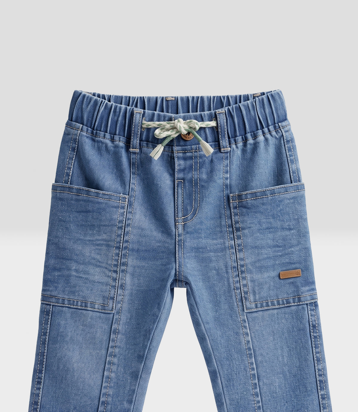 Jeans bebé niño rectos 3 meses / Celeste