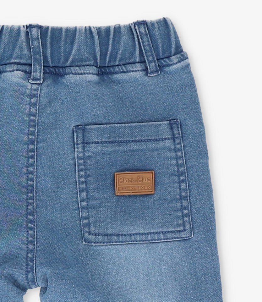 Jeans bebé niño rectos 3 meses / Celeste