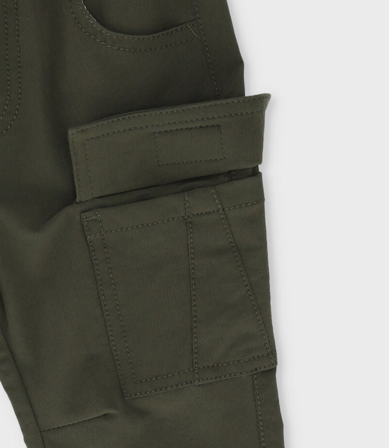 Pantalón bebé niño cargo 3 meses / Verde