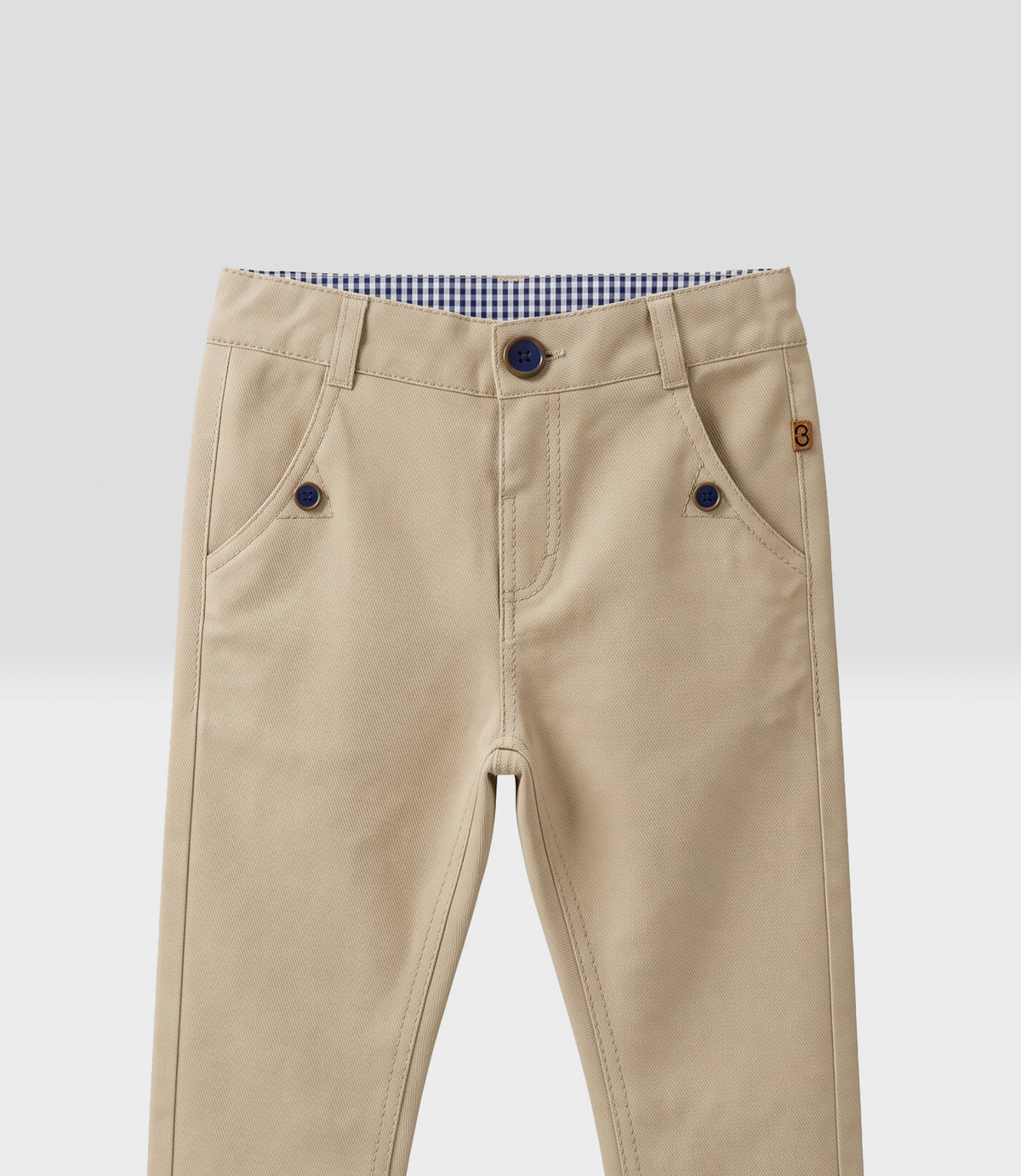 Pantalón bebé niño básico 3 meses / Beige