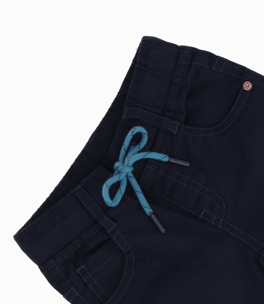 Pantalón bebé niño básico 3 meses / Azul Marino
