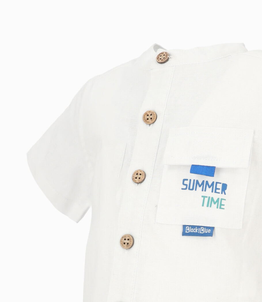 Camisa bebé basica 3 meses / Blanco