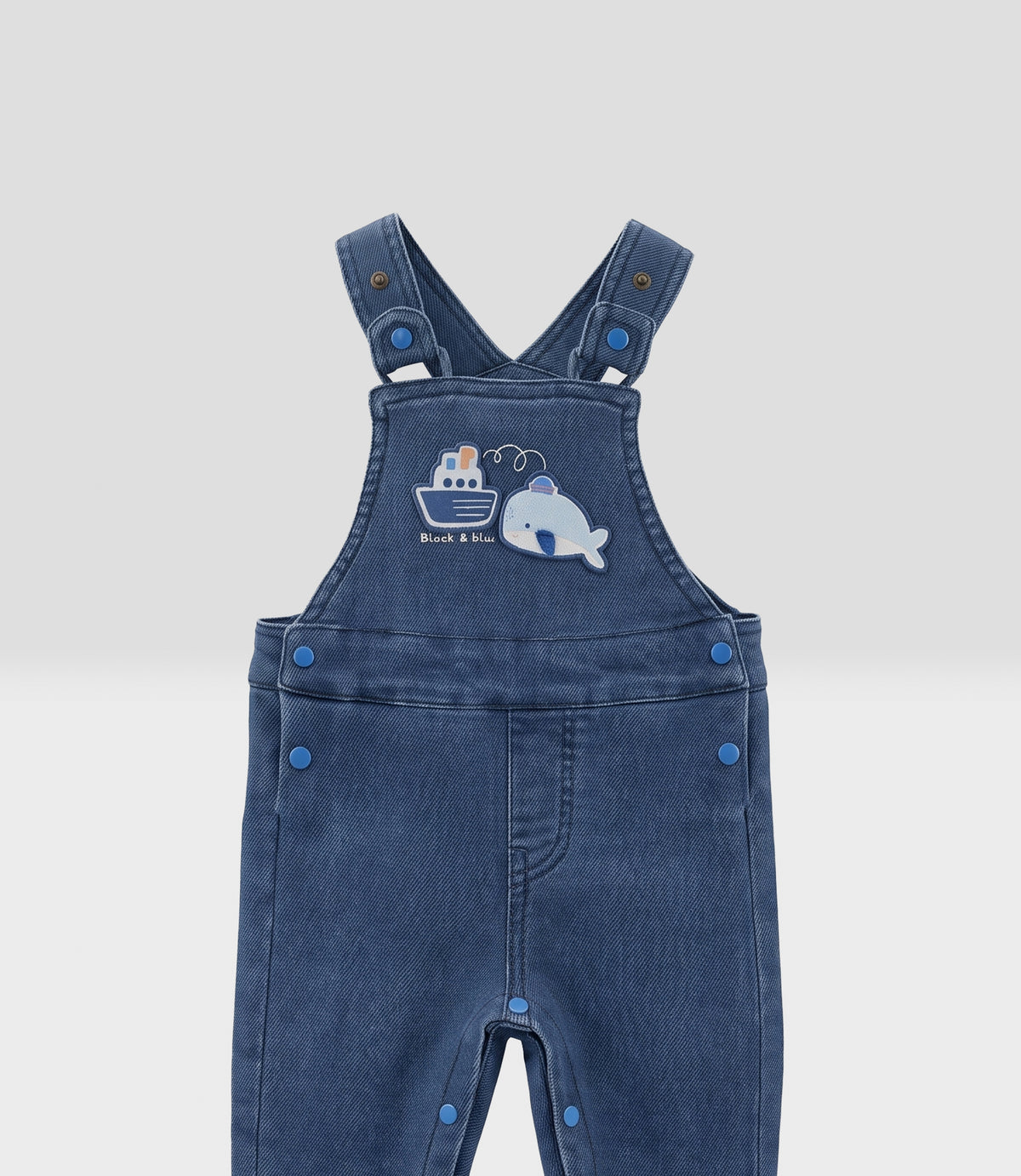 Jardinera recién nacido denim 0 meses / Azul Marino
