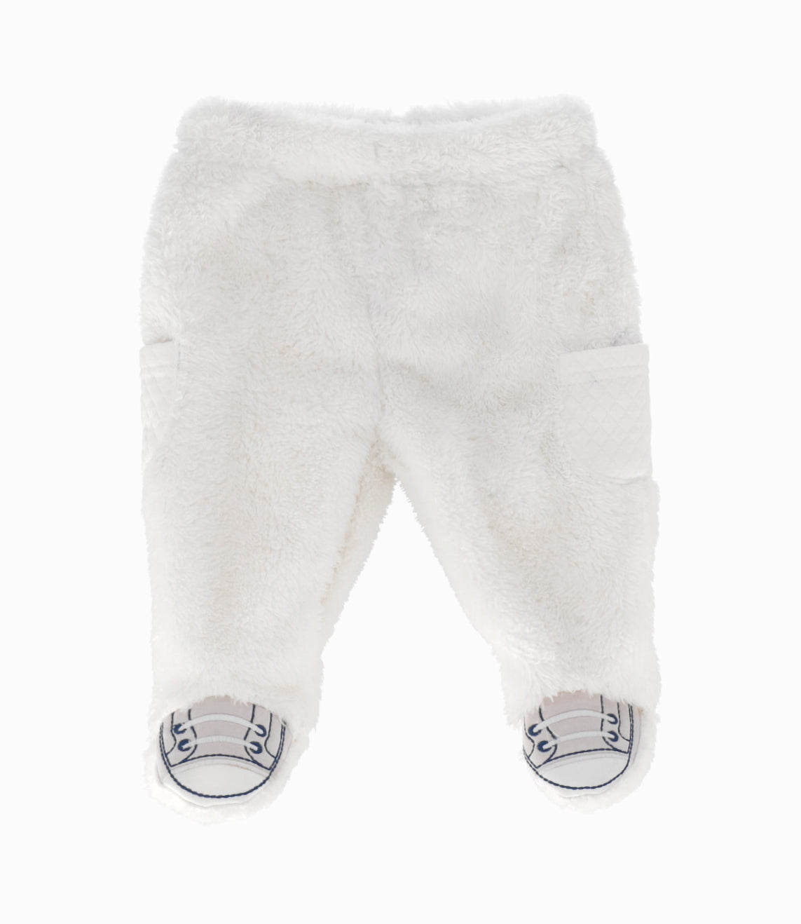 Conjunto Buzo Recién Nacido De Polerón Y Calzas 0 meses / Blanco