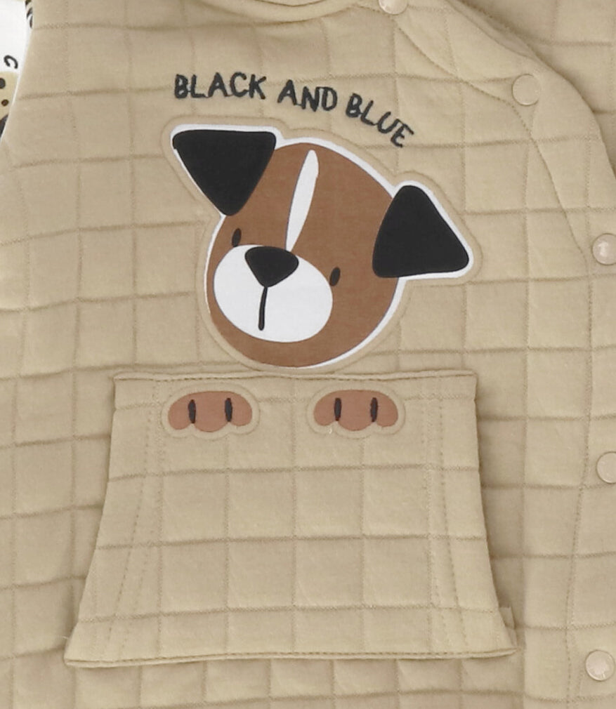 Enterito recién nacido con perrito 0 meses / Beige