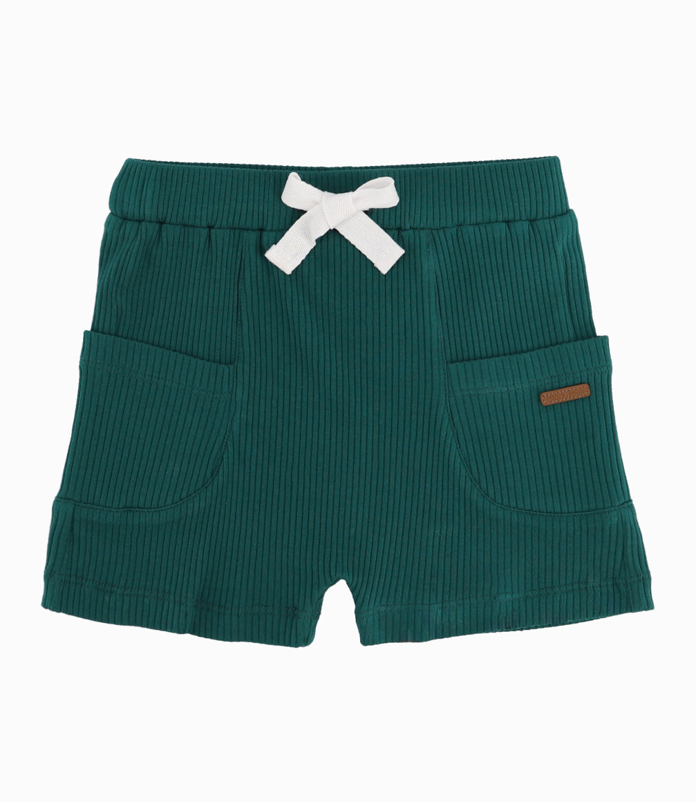 Conjunto Recién Nacido De Polera Y Bermudas 0 meses / Verde