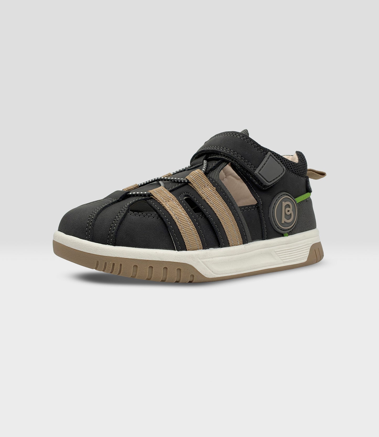 Sandalia niño con velcro 27 / Gris