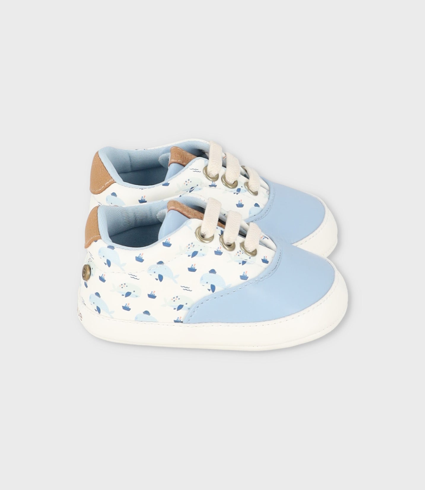 Zapatilla recién nacido con estampado