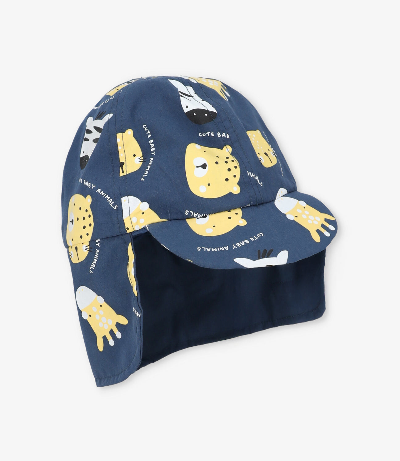 Gorro recién nacido cubre cuello 0-6 meses / Azul