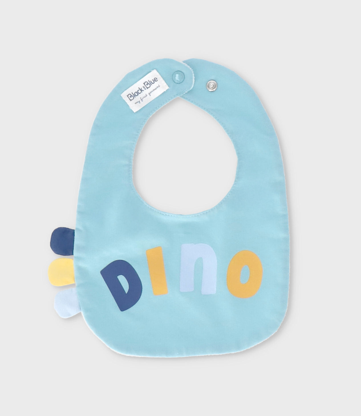 Babero recién nacido dino Talla única / Menta