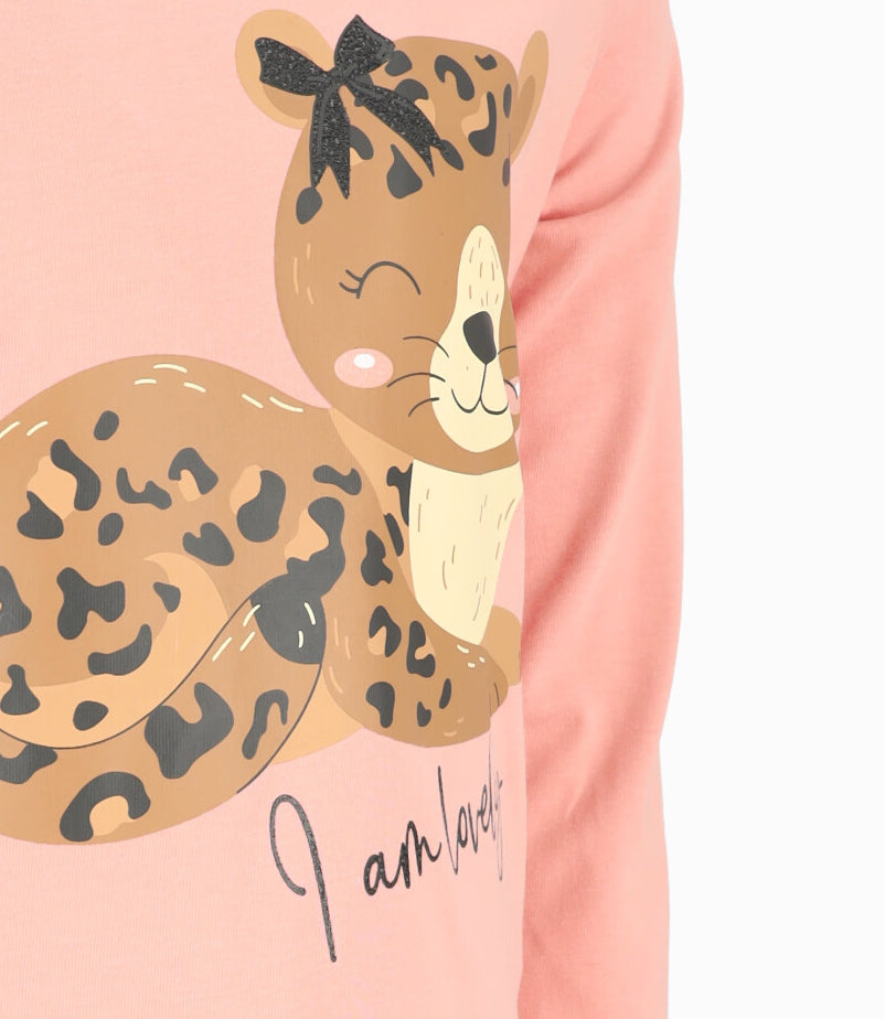 Polera niña con diseño 2 años / Rosado