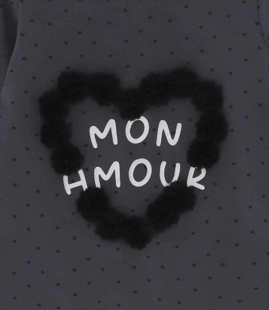 Polera niña mon amour 2 años / Gris