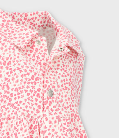 Vestido niña con diseño 2 años / Blanco