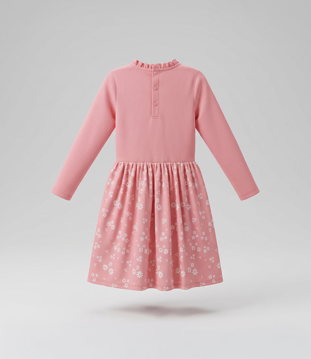 Vestido niña love 2 años / Rosado
