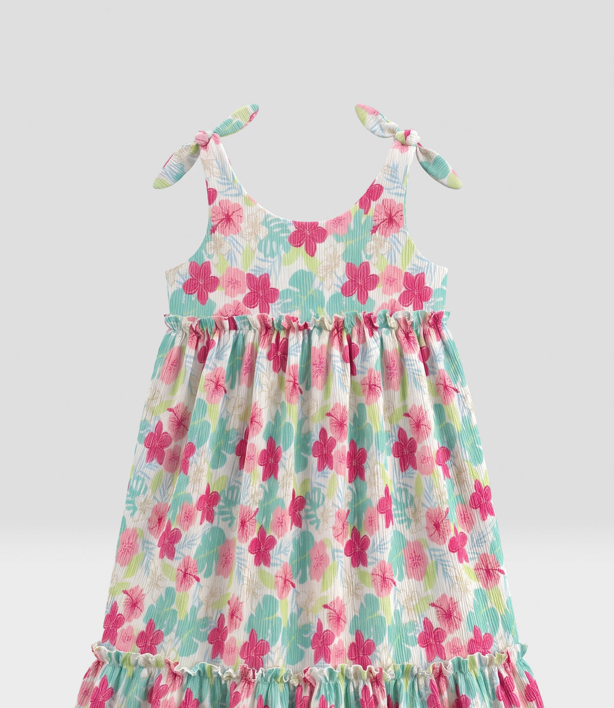 Vestido niña con flores 2 años / Varios