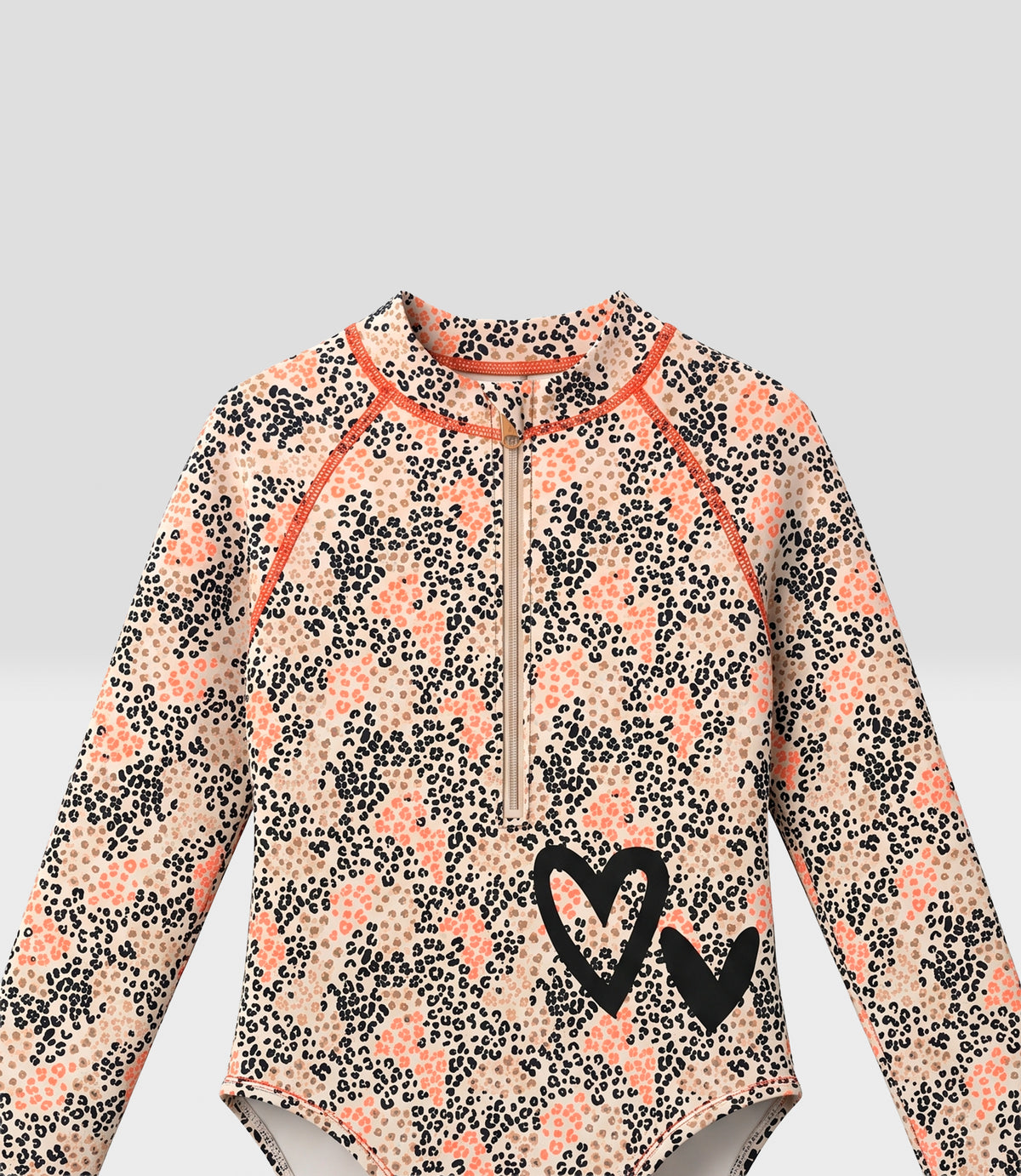 Traje de baño niña animal print 2 años / Rosado