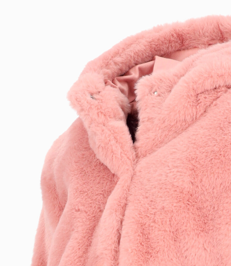 Chaqueta bebé niña con corazones 6 meses / Rosado