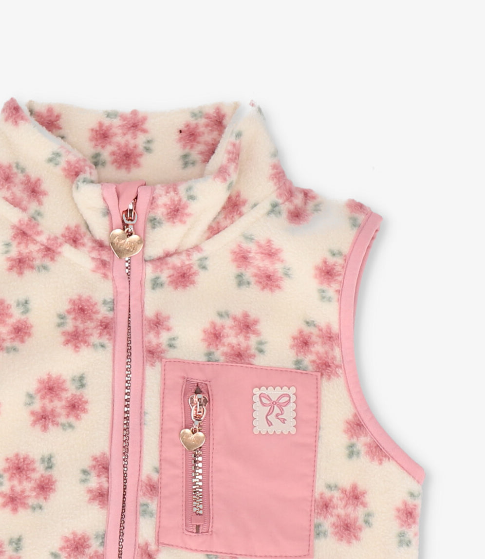 Chaqueta bebé niña sin mangas