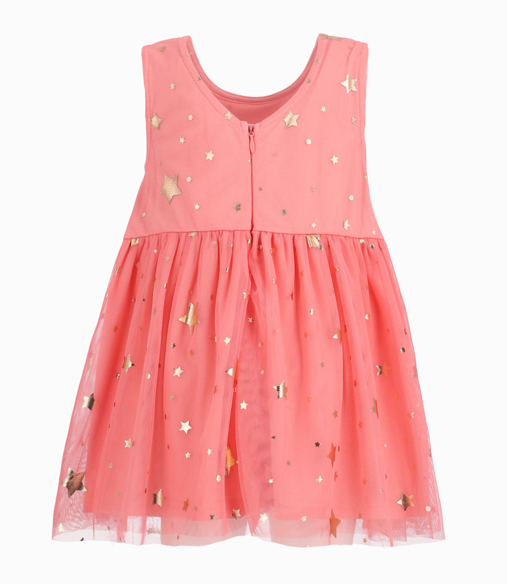 Vestido Bebé Niña Con Tull Rosado 3 meses / Rosado
