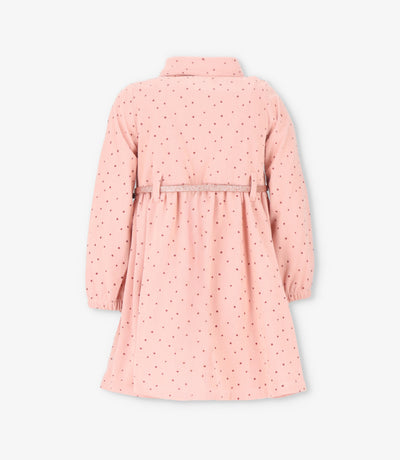 Vestido bebé niña con flores 6 meses / Rosado