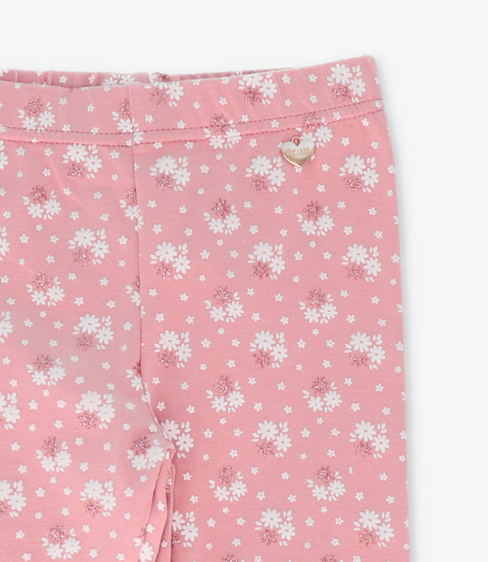 Calza bebé niña con flores