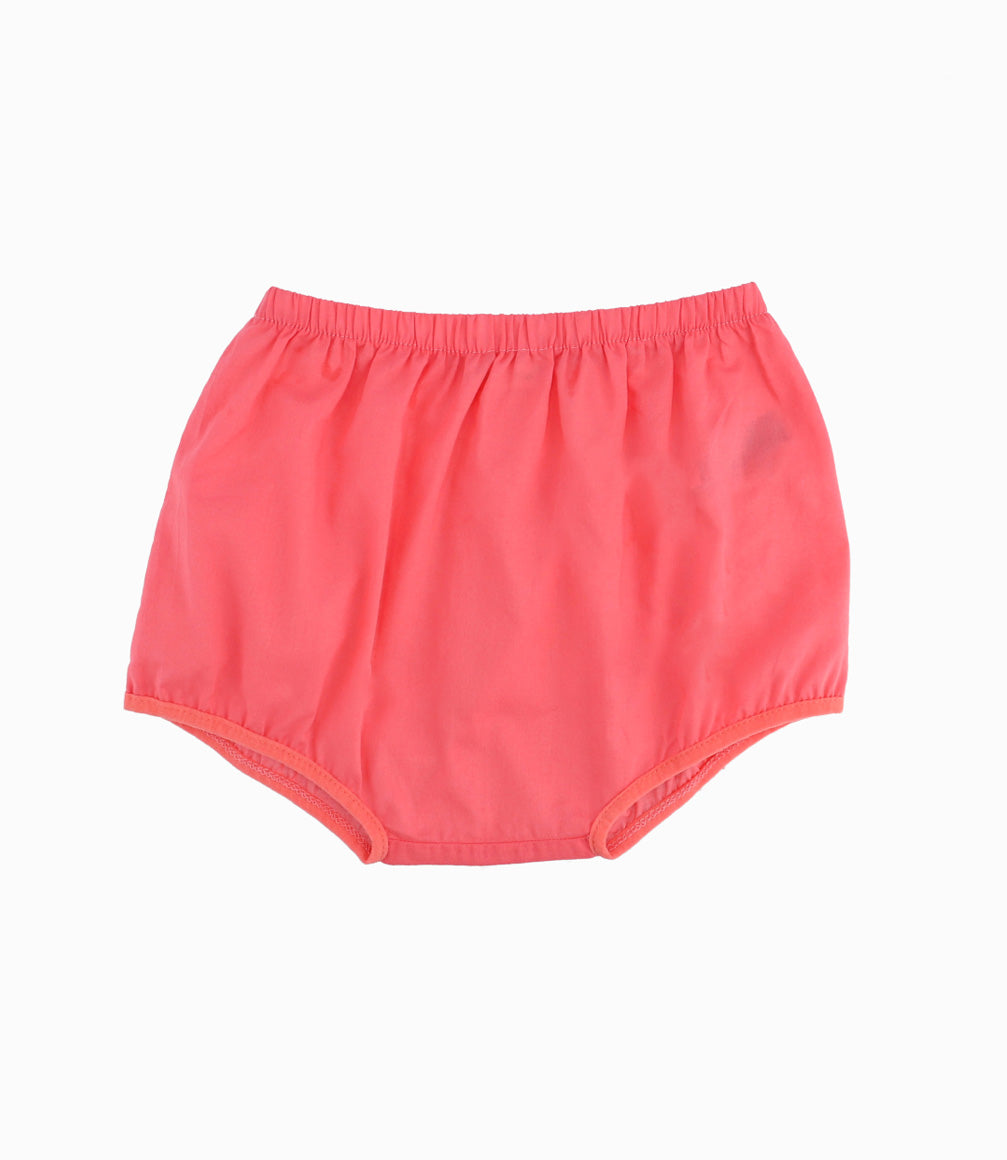 Vestido Recién Nacida Flores Bordadas Coral 0 meses / Coral