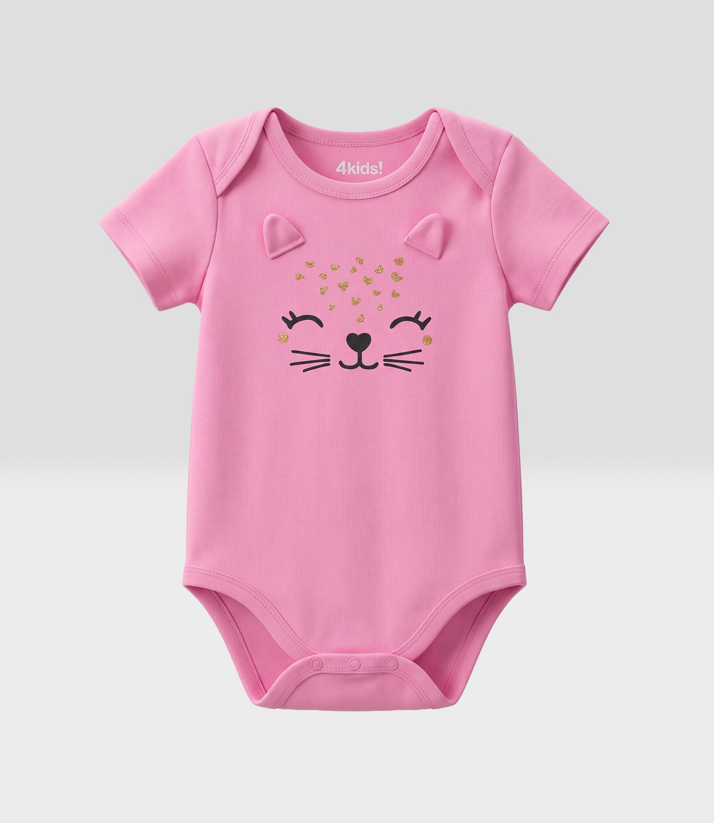 Pack body recién nacida 3 unidades 0 meses / Rosado