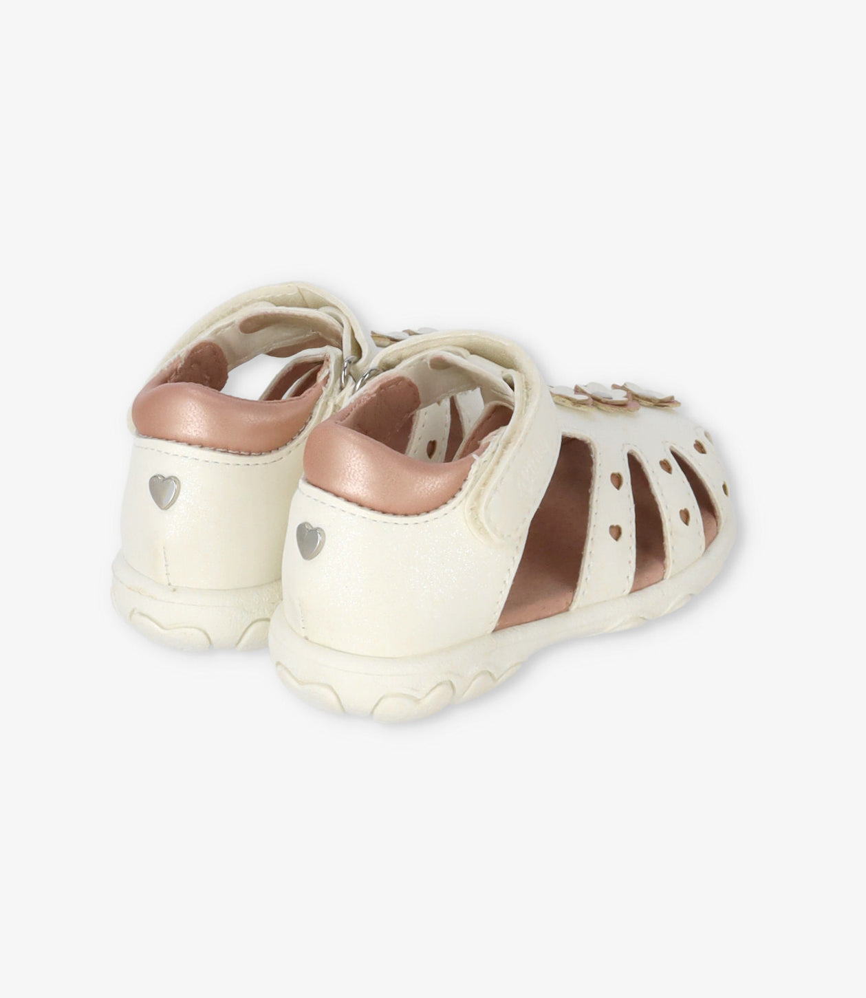 Sandalia bebé niña con flores