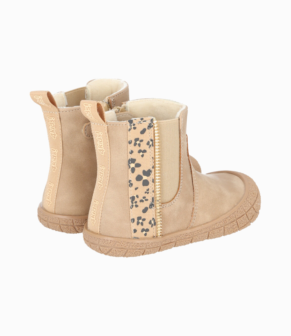 Botín bebé niña con flores 19 / Beige