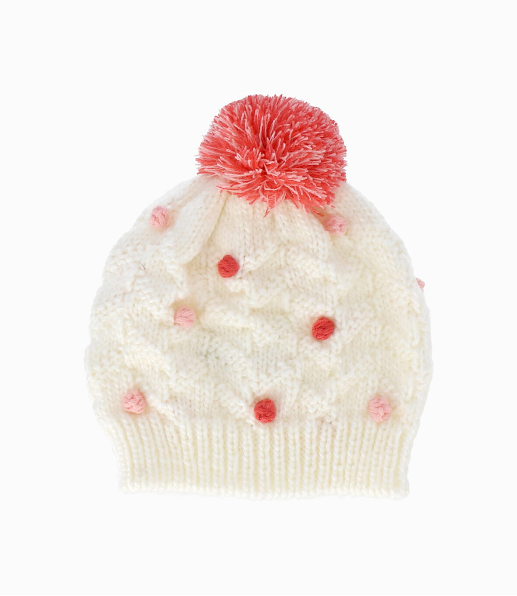 Gorro Niña Pompon