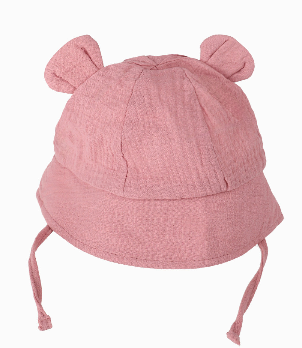 Gorro Recién Nacida Orejas Sobresalientes Talla Única / Palo Rosa