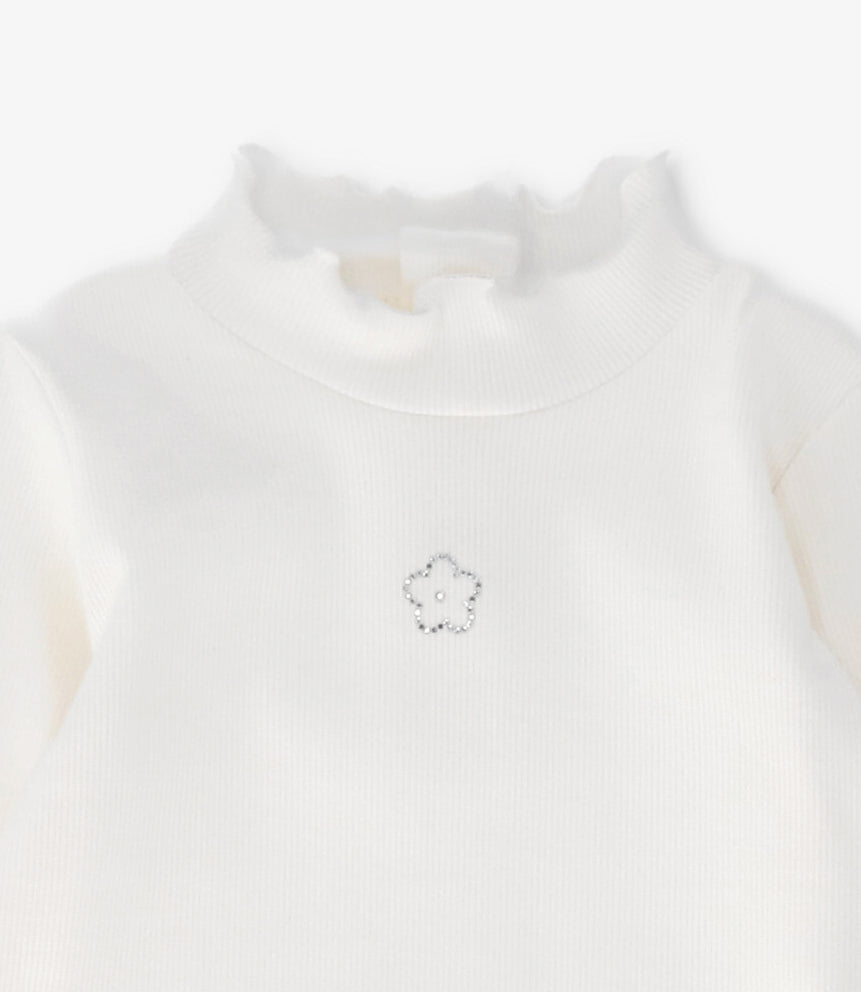 Polera niña beatle básico 2 años / Crudo