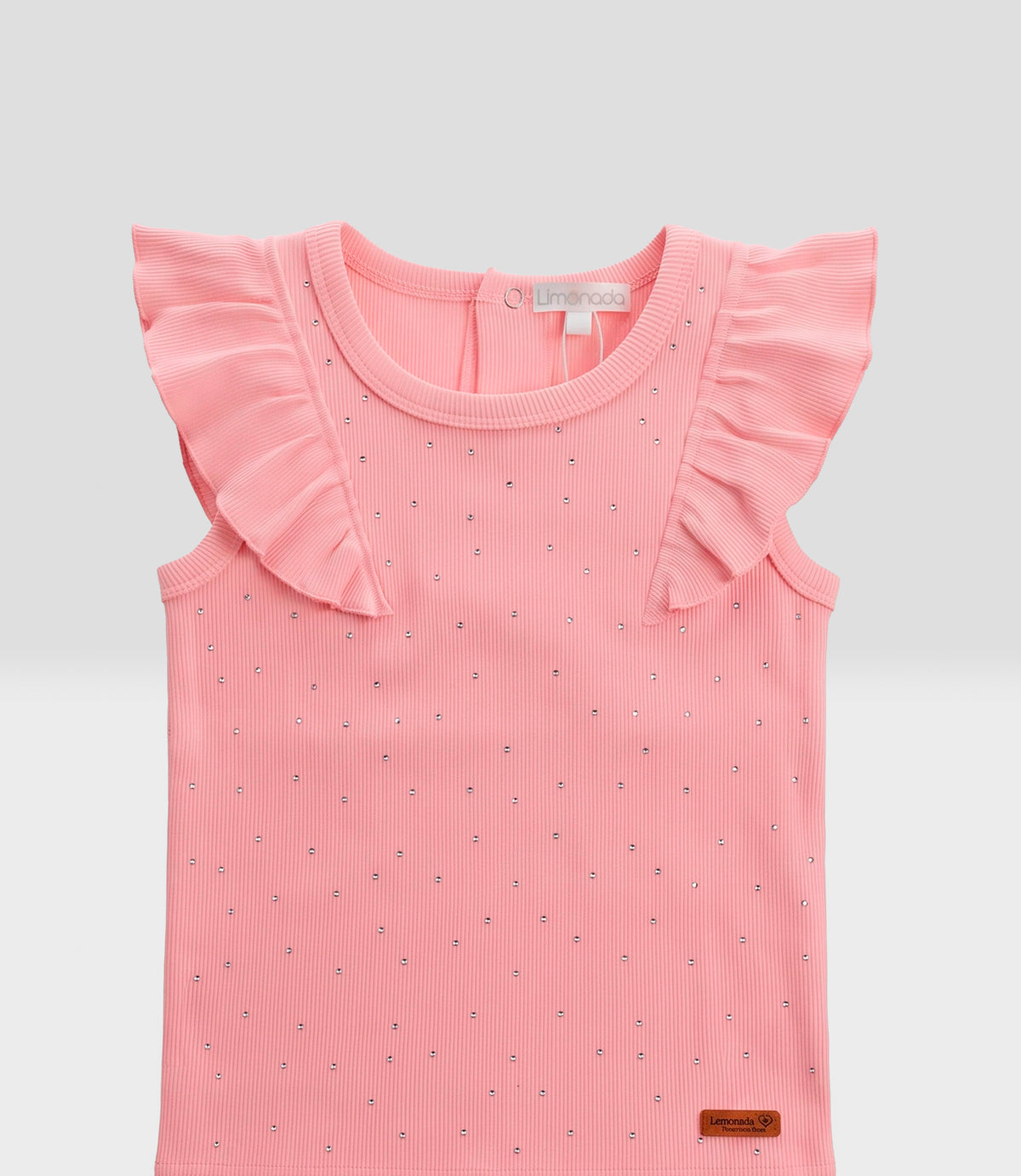 Polera niña acanalada 2 años / Coral