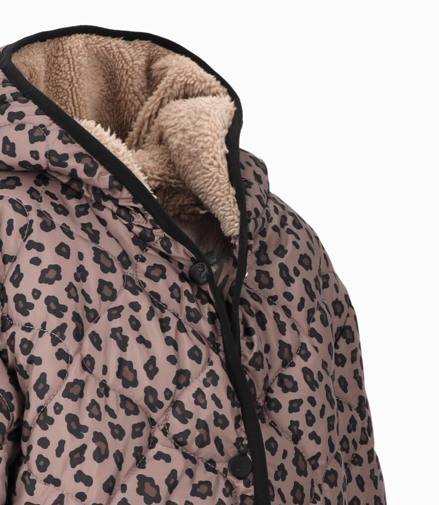 Parka niña animal print