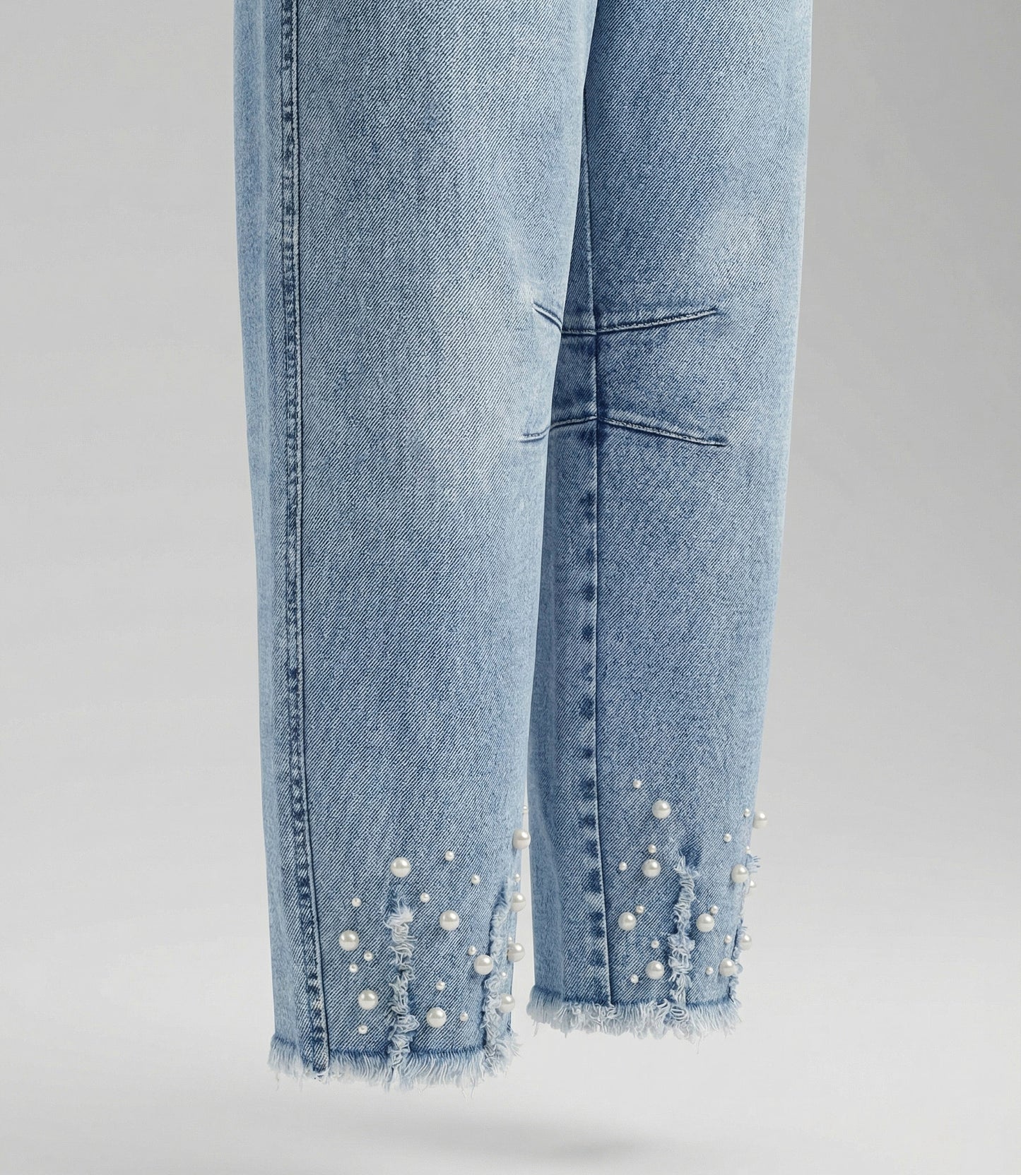 Jeans niña balloon con brillos 2 años / Azul Marino