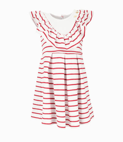 Vestido Niña Con Vuelos 2 años / Rojo